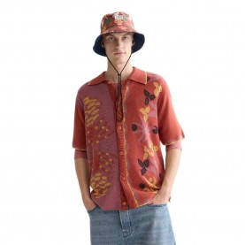 блуза,мъжки,пуловери,дамски,пуловери,scotch,&,soda,182876,short,sleeve,sweater,orange,(desert,hawaiian,bossa,nova)