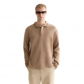 дамски,блузи,с,яка,мъжки,блузи,с,яка,scotch,&,soda,182894,long,sleeve,polo,brown,(amphora)