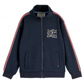 Блуза Scotch & soda 182990 full zip sweatshirt - Blue (Sky Captain) блуза,детски,блузи,scotch,&,soda,182990,full,zip,sweatshirt,blue,(sky,captain)