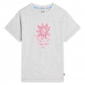 Тениска Scotch & soda 183036 short sleeve T-shirt - Grey (Grey Melange) тениска,мъжки,тениски,дамски,тениски,scotch,&,soda,183036,short,sleeve,t,shirt,grey,(grey,melange)