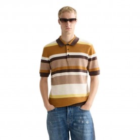 дамски,блузи,с,яка,мъжки,блузи,с,яка,scotch,&,soda,183047,short,sleeve,polo,brown,(cathay,spice,stripe)
