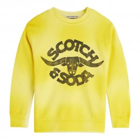 Блуза Scotch & soda 183105 sweatshirt - Yellow (Habanero Gold) блуза,детски,блузи,scotch,&,soda,183105,sweatshirt,yellow,(habanero,gold)