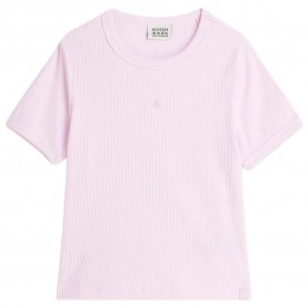 тениска,мъжки,тениски,дамски,тениски,scotch,&,soda,seasonal,core,182084,short,sleeve,t,shirt,pink,(lilac,snow)
