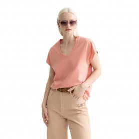 тениска,мъжки,тениски,дамски,тениски,scotch,&,soda,u9a01094t,short,sleeve,v,neck,t,shirt,orange,(canyon,clay)