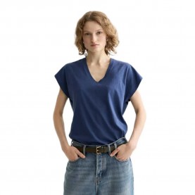 тениска,мъжки,тениски,дамски,тениски,scotch,&,soda,u9a01094t,short,sleeve,v,neck,t,shirt,blue,(oceana)