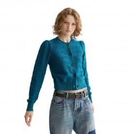Жилетка Scotch & soda U9B01075T cardigan - Blue (Deep Lagoon) жилетка,мъжки,пуловери,дамски,пуловери,scotch,&,soda,u9b01075t,cardigan,blue,(deep,lagoon)
