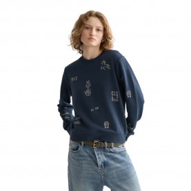 блуза,дамски,блузи,scotch,&,soda,u9e01112t,sweatshirt,blue,(carbon)
