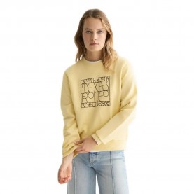 блуза,дамски,блузи,scotch,&,soda,u9e01309t,sweatshirt,yellow,(parsnip)