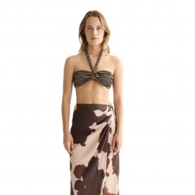 дамски,бански,костюми,scotch,&,soda,ufk01416f,bandeau,bikini,top,brown,(hot,fudge,stripe)