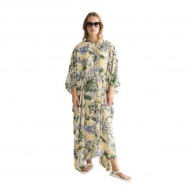 рокля,дамски,поли,и,рокли,scotch,&,soda,ufu01452t,3,4,sleeve,long,dress,multicolor,(lucky,bandana,multi,parsnip)