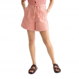 Къси панталони Scotch & soda USJ01376N high waist shorts - Pink (Canyon Clay) къси,панталони,мъжки,панталони,дамски,панталони,scotch,&,soda,usj01376n,high,waist,shorts,pink,(canyon,clay)