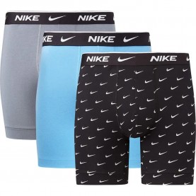 боксерки,мъжко,бельо,nike,eday,brief,boxers,3,units,refurbished,multicolor,(swoosh,print,cool,grey,university,blue)