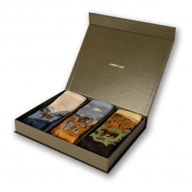 чорапи,мъжки,чорапи,jimmy,lion,athletic,wild,parks,long,socks,3,pairs,multicolor,(multicolor)