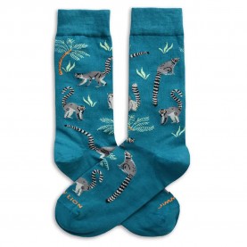 чорапи,мъжки,чорапи,jimmy,lion,lemur,long,socks,blue,(dark,acqua)