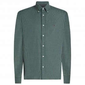 карирана,риза,мъжки,ризи,tommy,hilfiger,mw0mw40459,long,sleeve,shirt,green,(ornamental,green,check)