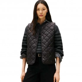 Потник Tommy hilfiger WW0WW47289 vest - Black (Black) потник,дамски,жилетки,tommy,hilfiger,ww0ww47289,vest,black,(black)