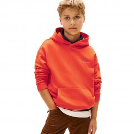 суичър,детски,блузи,tommy,hilfiger,ks0ks00660,hoodie,orange,(horizon)