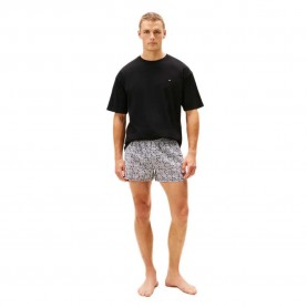 пижама,мъжки,пижами,tommy,hilfiger,um0um03634,oversized,pyjama,black,(black,black,paisley)