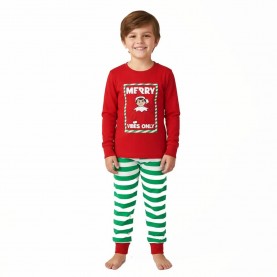 Пижама Cerdá The Elf Christmas long sleeve pyjama - Red (Red) пижама,мъжки,пижами,cerdá,the,elf,christmas,long,sleeve,pyjama,red,(red)