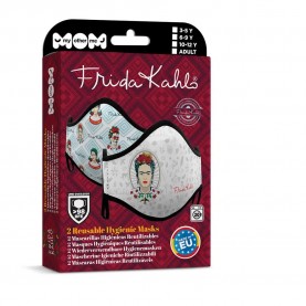 други,аксесоари,my,other,me,fun,company,frida,kahlo,premium,face,mask,2,units,white,(multicolor)