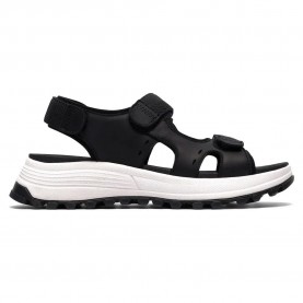 Сандали на платформа Clarks shoes ATLTrek Surf wedge sandals - Black (Black Leather) сандали,на,платформа,дамски,сандали,и,чехли,clarks,shoes,atltrek,surf,wedge,sandals,black,(black,leather)