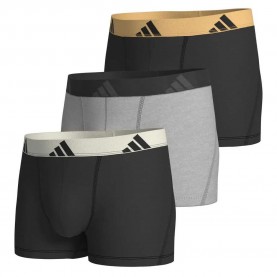 Боксерки Adidas Active Flex Cotton boxers 3 units - Multicolor (Tang / Green / White) боксерки,мъжко,бельо,adidas,active,flex,cotton,boxers,3,units,multicolor,(tang,green,white)