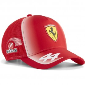 Юношеска шапка Puma Ferrari Lewis Hamilton Replica Junior Trucker Cap - Red (Puma Red) юношеска,шапка,всички,шапки,puma,ferrari,lewis,hamilton,replica,junior,trucker,cap,red,(puma,red)