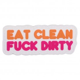Elitex training PVC Eat Clean Fuck Dirty Patch - Pink (Multicolor) други,аксесоари,elitex,training,pvc,eat,clean,fuck,dirty,patch,pink,(multicolor)