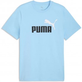 Тениска Puma ESS 2 Color No 1 short sleeve T-shirt - Blue (Vibrant Blue) тениска,мъжки,тениски,дамски,тениски,puma,ess,2,color,no,1,short,sleeve,t,shirt,blue,(vibrant,blue)