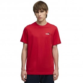Тениска Puma Ess 2 Color Small Nº1 Logo short sleeve T-shirt - Red (For All Time Red) тениска,мъжки,тениски,дамски,тениски,puma,ess,2,color,small,nº1,logo,short,sleeve,t,shirt,red,(for,all,time,red)