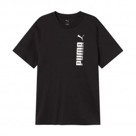 Тениска Puma Ess Big Graphic short sleeve T-shirt - Black (Puma Black) тениска,мъжки,тениски,дамски,тениски,puma,ess,big,graphic,short,sleeve,t,shirt,black,(puma,black)
