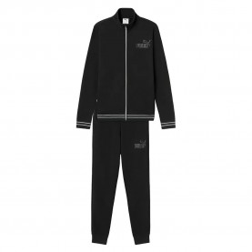 Анцуг Puma Ess Rhinestone Logo tracksuit - Black (Puma Black) анцуг,дамски,анцузи,puma,ess,rhinestone,logo,tracksuit,black,(puma,black)