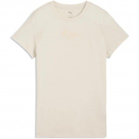 тениска,мъжки,тениски,дамски,тениски,puma,ess,script,short,sleeve,t,shirt,beige,(alpine,snow)