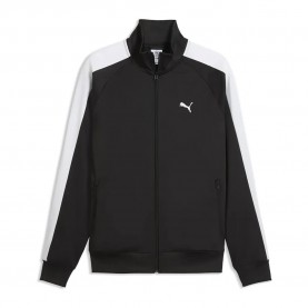 Блуза Puma Ess T7 full zip sweatshirt - Black (Puma Black) блуза,мъжки,пуловери,puma,ess,t7,full,zip,sweatshirt,black,(puma,black)