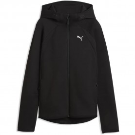 блуза,дамски,блузи,puma,evostripe,full,zip,sweatshirt,black,(puma,black)