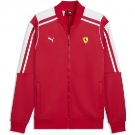 блуза,мъжки,пуловери,puma,ferrari,mt7,full,zip,sweatshirt,red,(rosso,corsa)