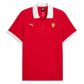 дамски,блузи,с,яка,мъжки,блузи,с,яка,puma,ferrari,piquet,short,sleeve,polo,red,(rosso,corsa)