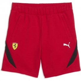 къси,панталони,детски,панталони,puma,ferrari,sweat,shorts,red,(rosso,corsa)