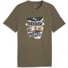 тениска,мъжки,тениски,дамски,тениски,puma,graphic,photoprint,short,sleeve,t,shirt,green,(loden,green)