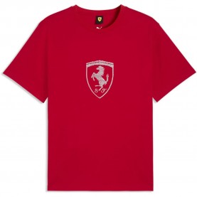 тениска,мъжки,тениски,дамски,тениски,puma,ferrari,tonal,shield,short,sleeve,t,shirt,red,(rosso,corsa)