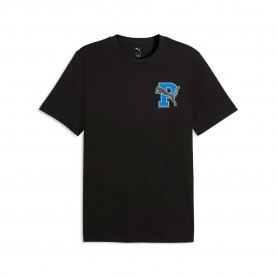 Тениска Puma Graphic Varsity short sleeve T-shirt - Black (Puma Black) тениска,мъжки,тениски,дамски,тениски,puma,graphic,varsity,short,sleeve,t,shirt,black,(puma,black)