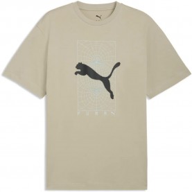 Тениска Puma Tech Graphic Relaxed Fit short sleeve T-shirt - Beige (Pebble Grey) тениска,мъжки,тениски,дамски,тениски,puma,tech,graphic,relaxed,fit,short,sleeve,t,shirt,beige,(pebble,grey)