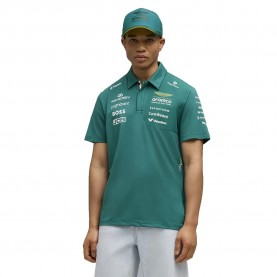 Puma x Aston Martin F1 Replica Polo - Green (Green Lux) дамски,блузи,с,яка,мъжки,блузи,с,яка,puma,x,aston,martin,f1,replica,polo,green,(green,lux)