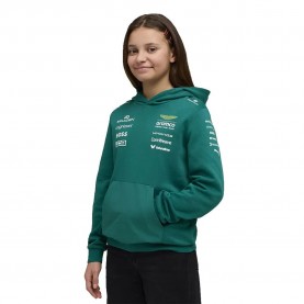 Суичър Puma x Aston Martin F1 Replica hoodie - Green (Green Lux) суичър,детски,блузи,puma,x,aston,martin,f1,replica,hoodie,green,(green,lux)