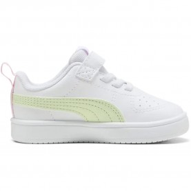 Маратонки Puma 384314 Rickie Ac trainers - White (Puma White / Wild Pink) маратонки,мъжки,маратонки,дамски,маратонки,puma,384314,rickie,ac,trainers,white,(puma,white,wild,pink)