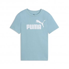 тениска,мъжки,тениски,дамски,тениски,puma,684892,ess,nº1,logo,short,sleeve,t,shirt,blue,(seafoam)