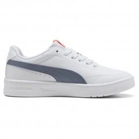 Маратонки Puma Court Classic Clean trainers - White (Puma White / Gray Sky / Melon Glow) маратонки,мъжки,маратонки,дамски,маратонки,puma,court,classic,clean,trainers,white,(puma,white,gray,sky,melon,glow)