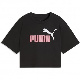 тениска,мъжки,тениски,дамски,тениски,puma,ess,2,color,nº1,lo,short,sleeve,t,shirt,black,(puma,black,wild,pink)