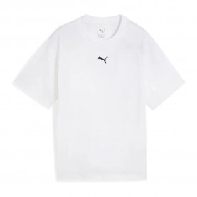 Тениска Puma Ess Boxy short sleeve T-shirt - White (Puma White) тениска,мъжки,тениски,дамски,тениски,puma,ess,boxy,short,sleeve,t,shirt,white,(puma,white)