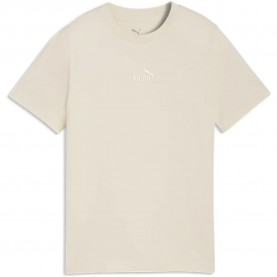 тениска,мъжки,тениски,дамски,тениски,puma,ess,small,no,1,logo,centered,short,sleeve,t,shirt,beige,(alpine,snow)